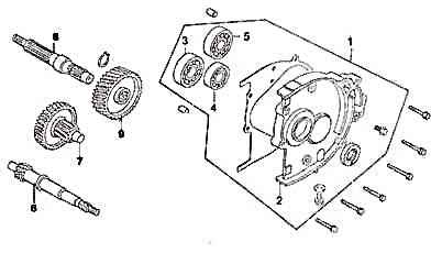 GY6 Gearbox Diagram